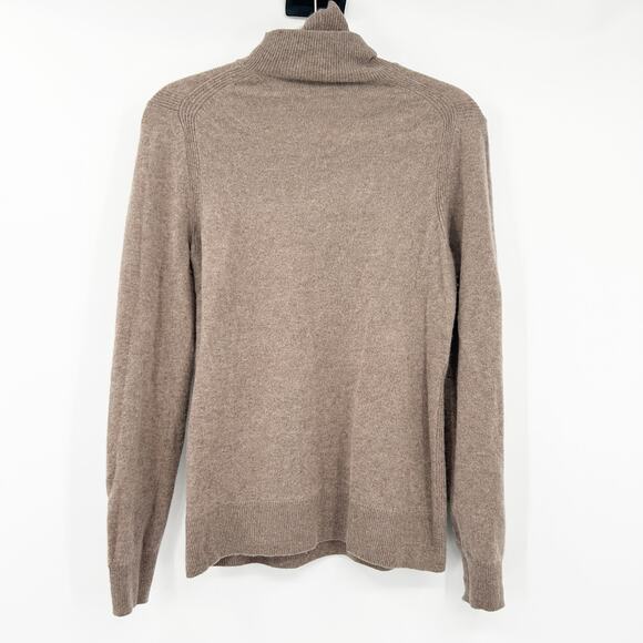 Saks Fifth Avenue Womens Fall Preppy Knit 100% Cashmere Turtleneck Sweater S - Picture 5 of 5